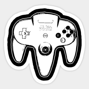 Vintage Game Controller Joystick Video Gamer 8Bit Sticker